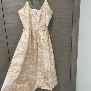 Tibi silk wrap dress